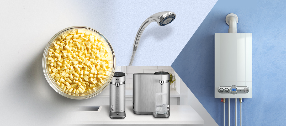 [LUMILOY ] High-performance plastic for transporting clean water  LUMILOY LG Chem Advanced Materials mPPO product based on PPO with excellent dimensional stability and electrical property